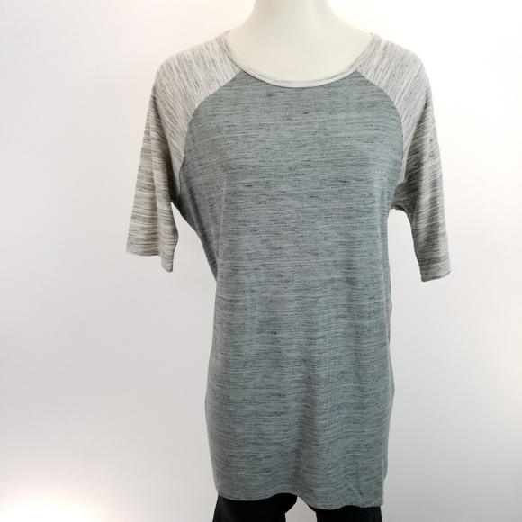 SOLD!!  XS Heathered Dark Gray IRMA Tunic Shirt Top - Picture 2 of 6